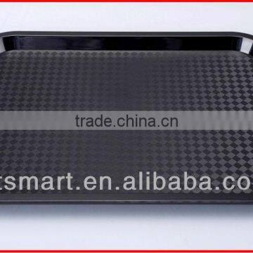Plastic square hotel serving tray