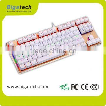 2016 New Keyboard 87 Key Best Programmable Led Backlit Gaming Mechanical Keyboard photo-4