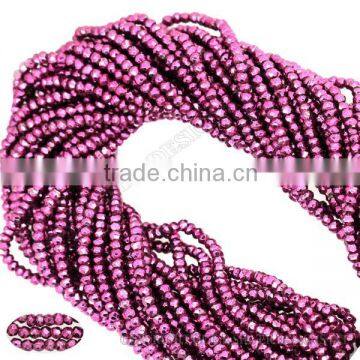 pyrite beads wholesale,fine 3-4mm rondelle faceted gemstone beads strands,wholesale beads jaipur