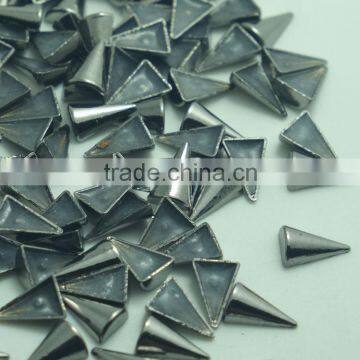 Factory Wholesale 8X12MM Bullet Hot Fix Studs, Hot Fix Alloy Studs, Hotfix Studs