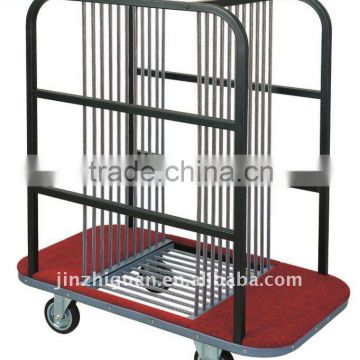 Hotel Glass Turntable Collection Trolley (F-193)