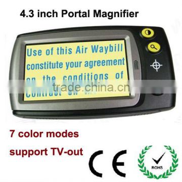 4.3 inch digital reading aid handheld video magnifier