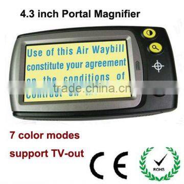 4.3 inch digital reading aid handheld video magnifier