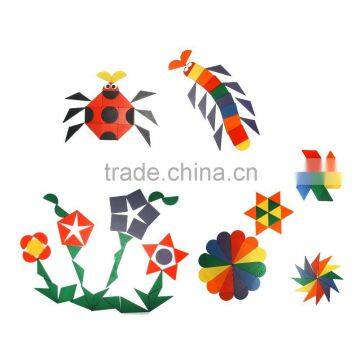 Frobel Gift Gabe 7 Preschool Wooden Pattern Toys Early Learning Toys for Kids photo-4