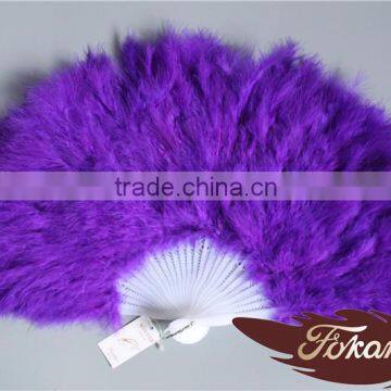 Wholesale Feather Fan Turkey Feather Fan For Party Dance Show