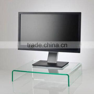 120mm High Clear Acrylic TV or Monitor Riser Stand