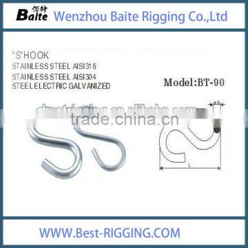 Factory Supply Best Sale BT-90 Stainless Steel S Hook With Competitve Price photo-6