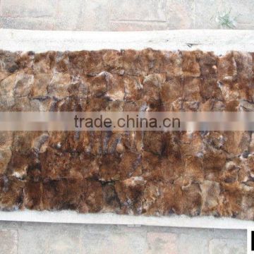 High quality 100% real Scrap Rex Rabbit Fur Plate for garments