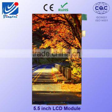 Shenzhen jingtai 5.5 inch custom tft ips transparent lcd panel display