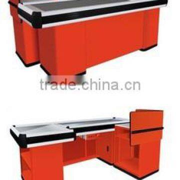 2015 Hot sale, upscale good quality cash counter checkstand cashier desk China factory