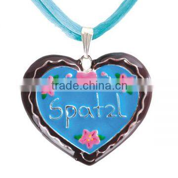 OEM German Bavarian Trachten Dirndl OKTOBERFEST Heart Edelweiss Bavarian Necklace