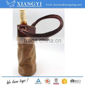 Picnic Time Vintage CANVAS WINE BAG Wine Bottle Bag Wine Tote Bag Supplier's Choice photo-2