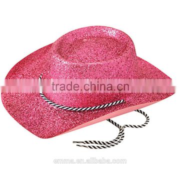 Fsahion style ladies' cowboy hat wholesale red cowboy hat HT2088