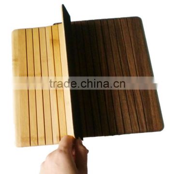 Fashionable products! bamboo back hard case smart cover For ipad 2,3,4