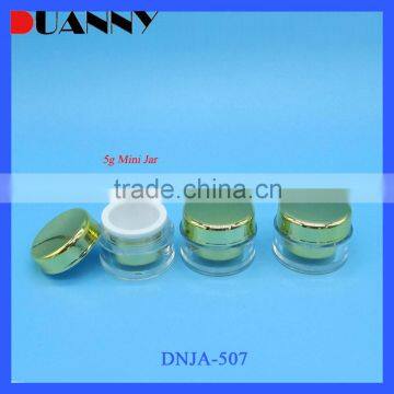 China Supplier 5G Mini Colored Round Shape Plastic Cosmetic Jar Cream photo-3