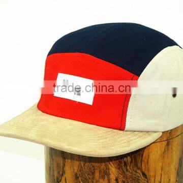 wholesale leather strap 5 panel hats