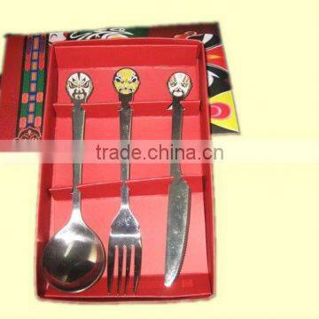 Chinese tranditional Beijing Opera Facial Masks flatware