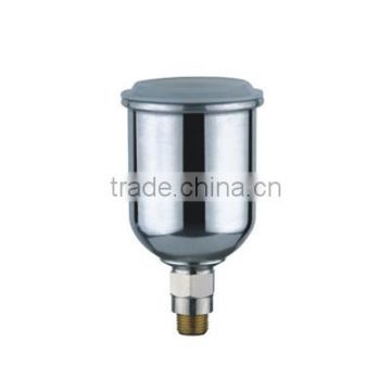 Spray Gun Cup 100ml, aluminum body and Plastic Lid, Gravity Feed Spray Gun Replacement Cups