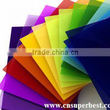 cast acrylic sheet in various colors