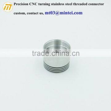 CNC machining precision stainless steel thread connector