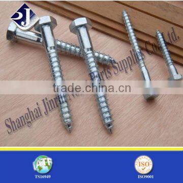 Carbon Steel Hex Head Wood Screw