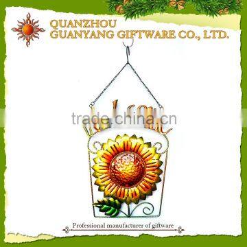 Metal Sunflower Images of Handmade Wall Hanging