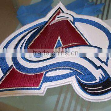 Iron on Custom embroidery tackle twill patch