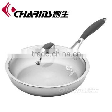 Charms Induction bottom Stainless Steel No oil 5 piece ceramic pan set