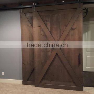 Mediterranean wine celler style sliding barn door