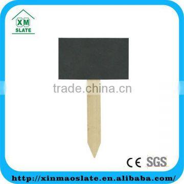 [factory direct] 18x10 Cut Edge Set Of 4 Rectangle Shape Slate Plant Label Item ZWBQ-1810RG1A