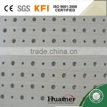 1220*2440mm perforated gypsum board for classroom interior decoration