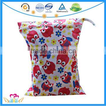 Monkey Printed Wet Bags Reusable Waterproof Diaper Bags photo-2