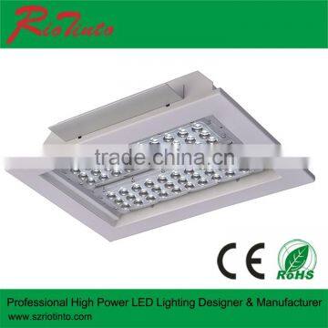 5 years warranty new design recessed 100W retrofit led canopy light for gas station,100 watt led gas station lighting