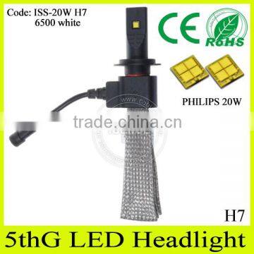 20W 2500 Lumen H7 LED Headlight High Brightness Car LED Headlight Bulb