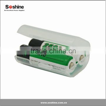 Soshine AA 1-2pcs Battery case waterproof aa battery case