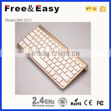 High Puality New Mini Aluminum Bluetooth Spain Keyboard and Mouse Combo photo-3