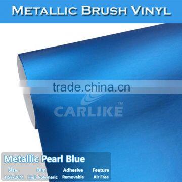 CARLIKE Factory Price Exterior Decoration Car Wrap Brushed Aluminum Foil photo-6