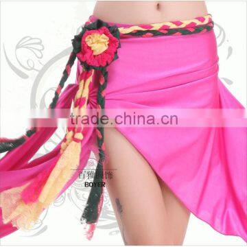 2016 New arrivals belly dance costume sexy colors flower belly dance belt for women belly dance hip scarf on sale
