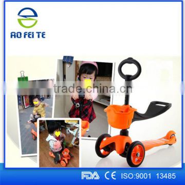 2016 new popular high quality 3 wheel cheap full aluminium two wheels kids scooter,ebike                        
                                                Quality Choice