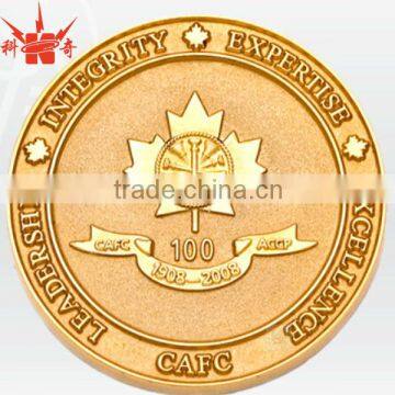 2014 High qualtiy factory canadian fire service souvenir coin