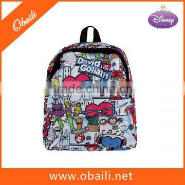 Full color cartoon printed kids school bag