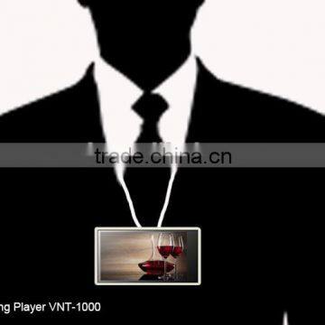 CE Approved Digital Wearable Video Name Tag Video & Photo Vidbadge Advertising Player TFT Screen Lithium Battery W/ EU Adaptor photo-5