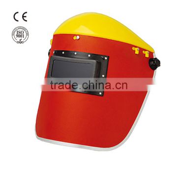 Industrial safety red steel paper welding mask