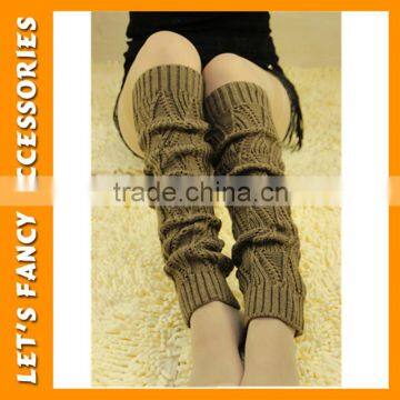 Best selling crochet knitting leg warmer and handamde beauty leg warmers PGLW-0009