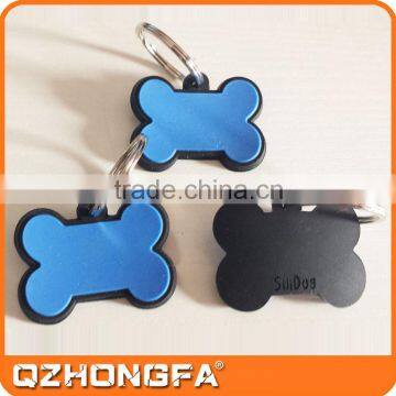 Hot sale cheap custom bone shape id pet tag