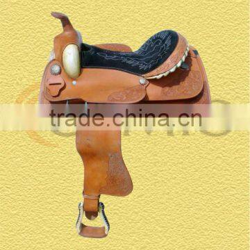 CE-74075 Leather Western Saddle