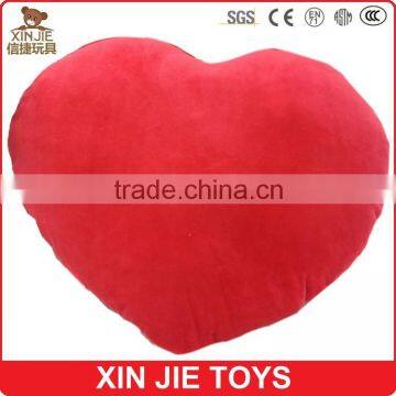 Hot Sale Red Plush Love Heart Shape Embroidered Pillow and Cushion photo-2