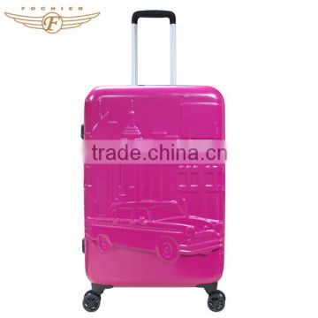 BSCI Factory ABS Travel Trolley Luggage Bag