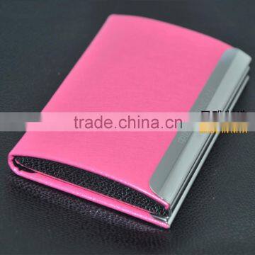 2015 Luxury Business PU Leather ID Credit Place Card Holders/Business card case/name card holder- ST127-P