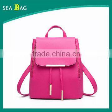 2016 Fashion Stylish Leather Backpack Women Cute Style For Young Girl